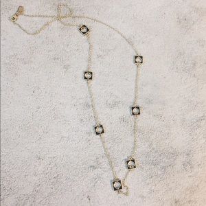 Kate Spade ♠️ long enamel spade chain necklace